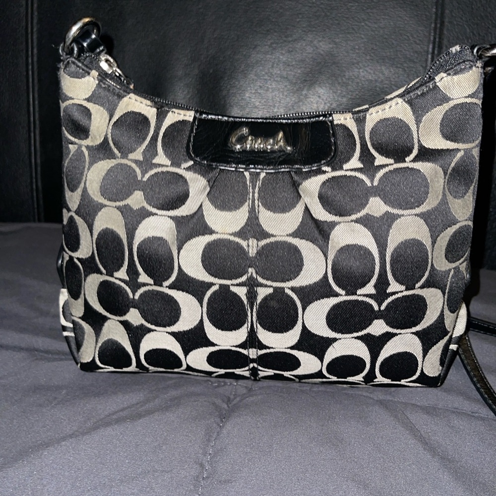 Coach Ashley Signature Sateen small crossbody purse